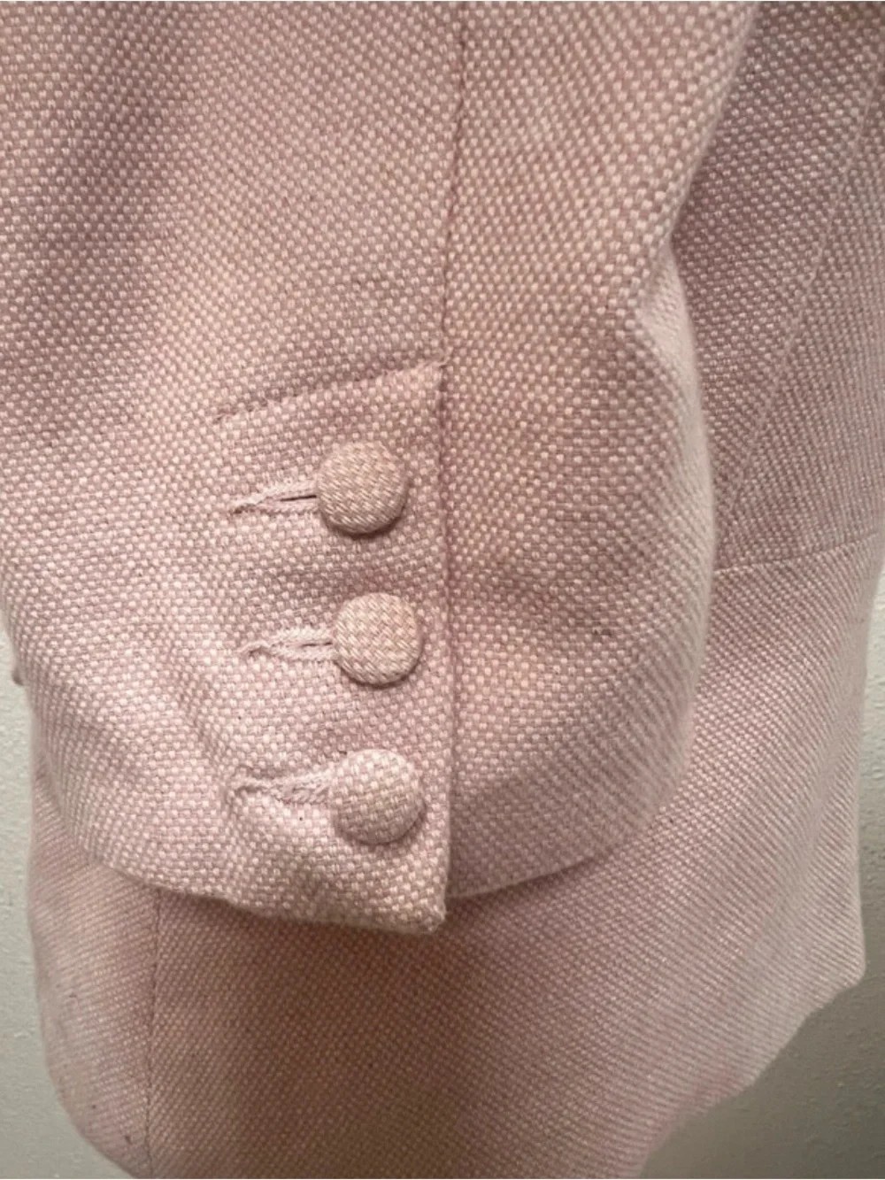Old Navy Blush Pink Tailored Button Front Blazer L